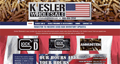 Desktop Screenshot of kieslerwholesale.com