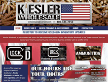 Tablet Screenshot of kieslerwholesale.com